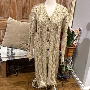 Zara Cozy Knit Cardigan with Button Front
